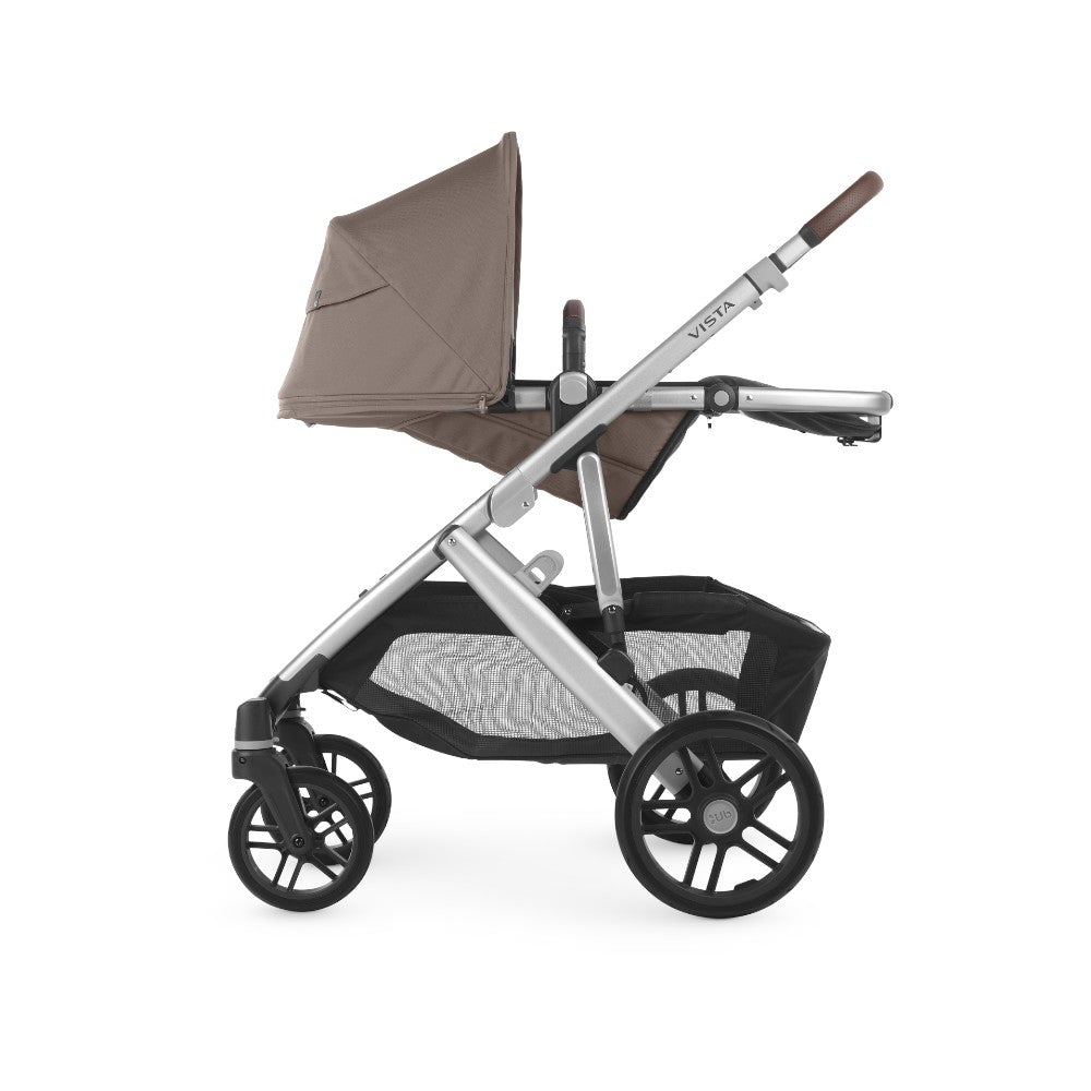 Carriola UPPAbaby Vista V2 Theo: Mango Telescópico, Asiento Reversible y Toldo Expandible con Protección UPF 50+