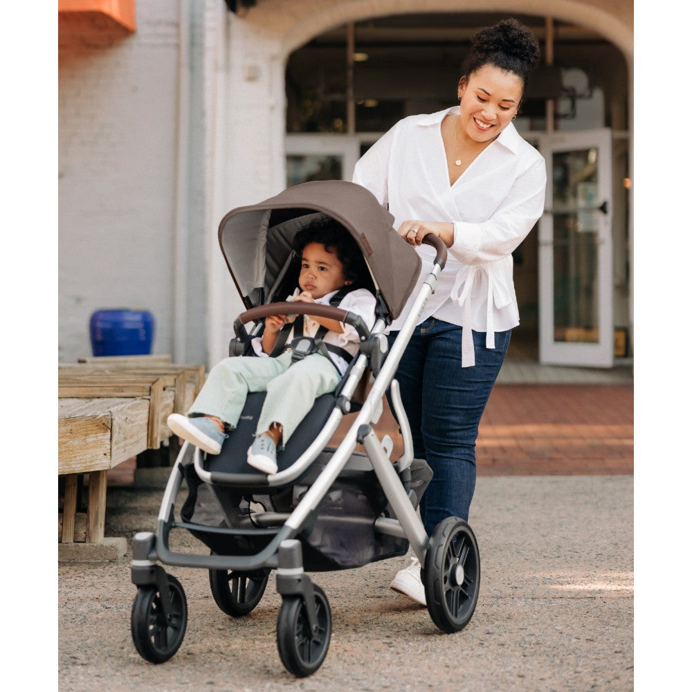 Carriola UPPAbaby Vista V2 Theo: Mango Telescópico, Asiento Reversible y Toldo Expandible con Protección UPF 50+