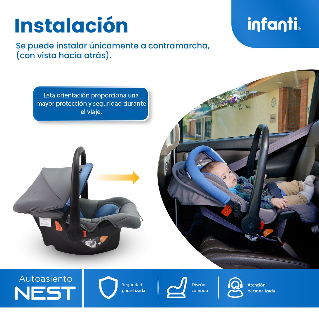 Autoasiento Nest Grupo 0+