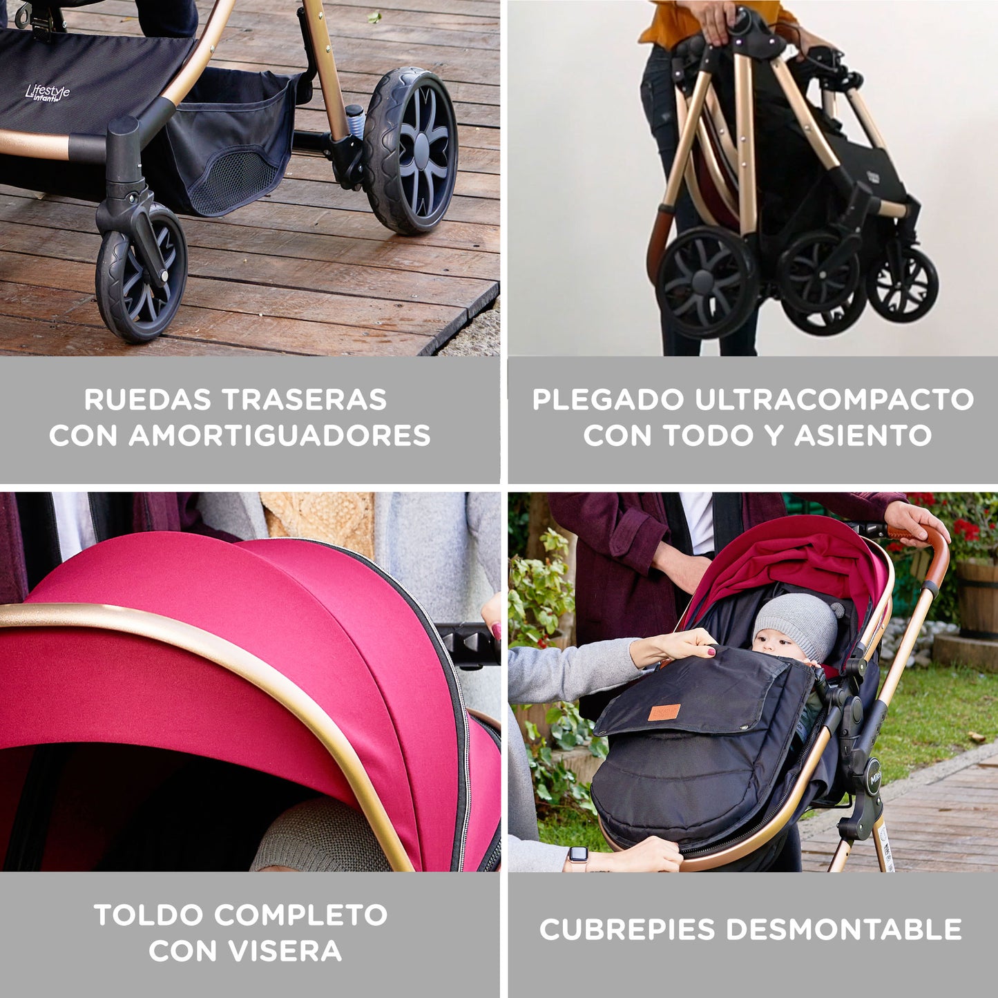 Carriola Mike Lifestyle by Infanti Travel System