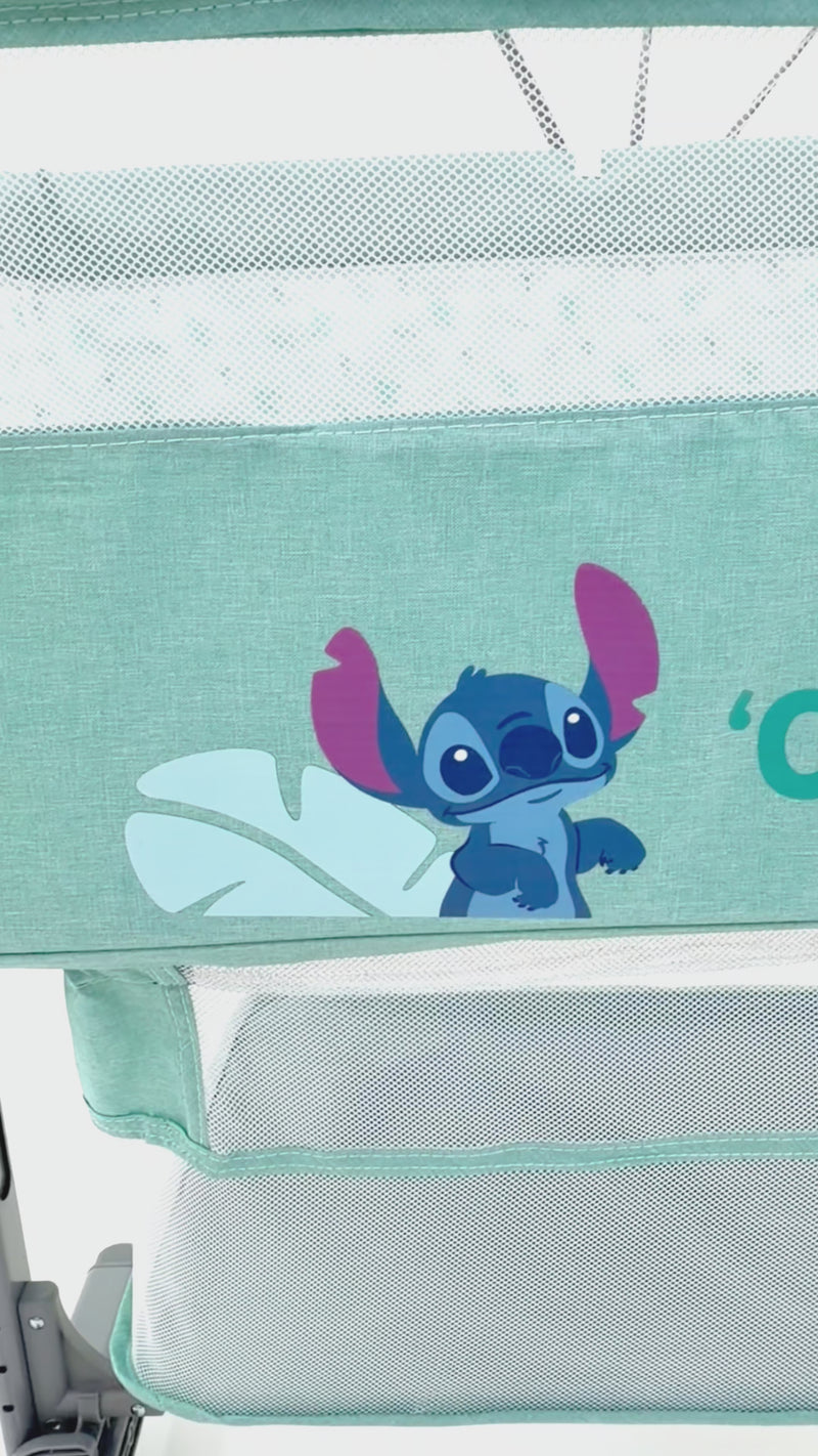 Colecho Disney Con Panel Lateral Abatible y 6 Posiciones de Altura