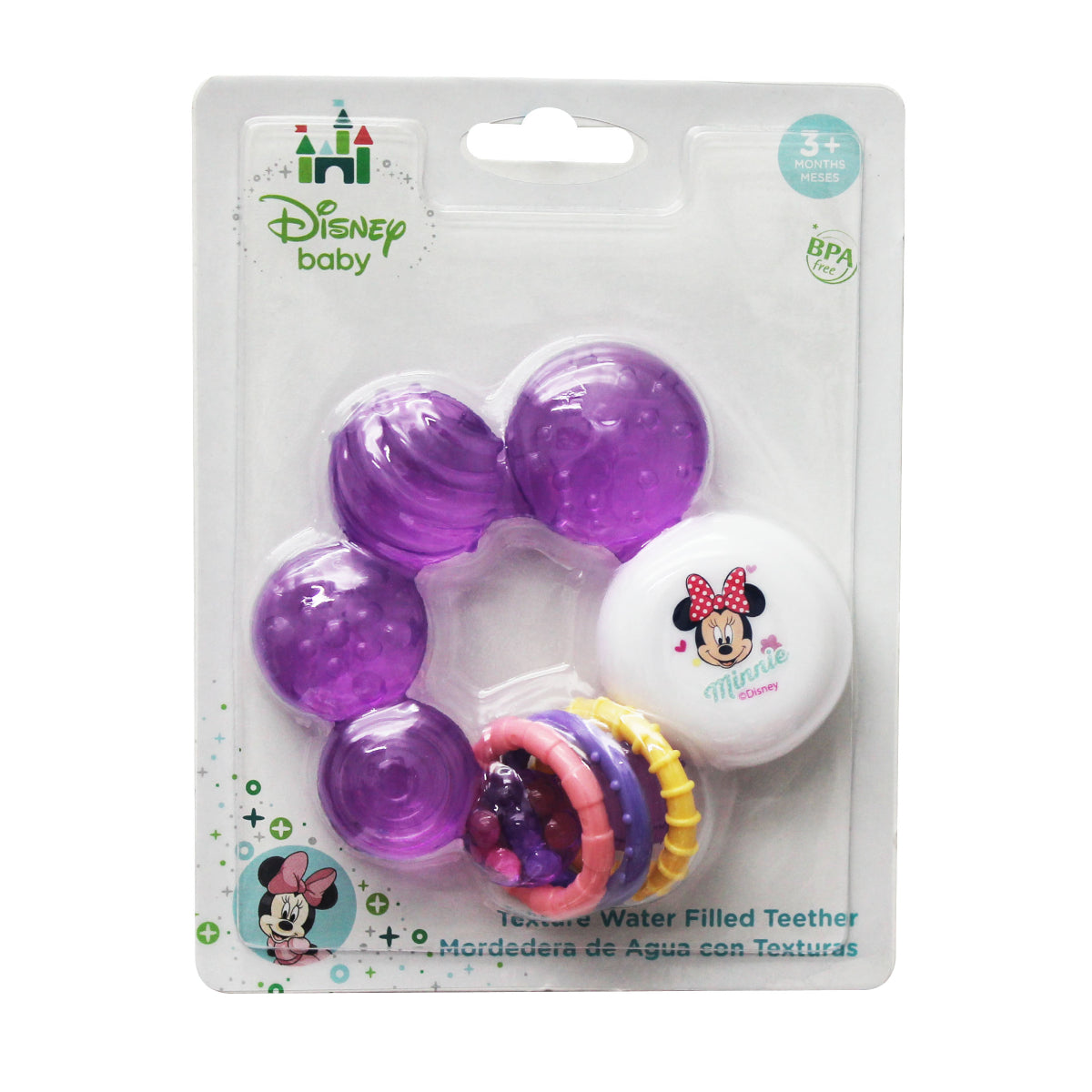 Mordedera De Agua Sonaja Silicona Minnie - baby up