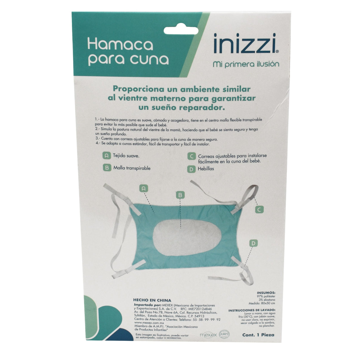 Hamaca Para Cuna Rosa